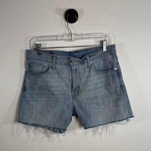 Levi’s 511 Cut Off Denim Shorts Light Wash Women’s Size 33